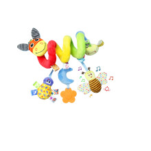 Cartoon Plush Animal Crib Mobile Toy Baby Bed Bell Pendant For Infant Engagement