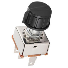 Universele Schakelaar voor Airco-Ventilator met 3 Snelheden, Kunststof Knop, 12V, 25A, 4 Standen, IP65, Aanraakbediening