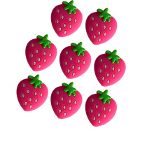 Compact Tennis Vibration Dampener Strawberry Design for Comfort Shock Reduction Pink