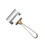 Compacts Portables Fuels Adapter Simple Installation for Camping Stylish Silver White 1