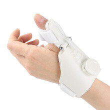 Comfortable Adjustable Wrist Brace Guard Knob Design Protection All Day Use White OS