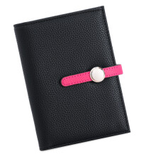 Passports Holder Travel Passports Wallet for Women Men Passports Cover Wallet Black