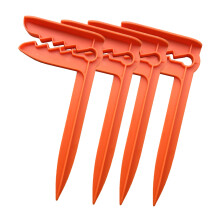 4Pcs Picnic Mat Holder Windproof Towel Clip Picnic Blanket Rack Towel Sand Orange