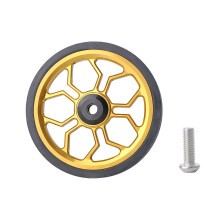Multiple Use Folding Wheel Balances Bikes Scooters Family Travel Convenience Gold