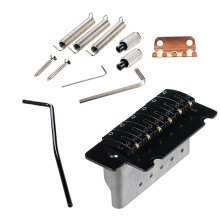 6 String Solid Metal Tremolo Bridge for Electric Guitar Hardware Included