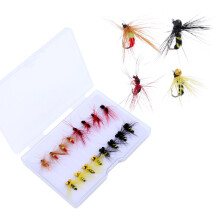 Fishing Artificial Insect Baits Dry Fly Fishing Lures Soft Fishing Lures 16 pieces