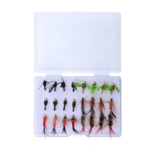 Dry/Wet Baits Swimbaits Boats Topwaters Fishing Nymphs Fly Fishing Lures Pack of 24