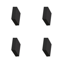 Sponge Cushion Pad Set For Vibration Damping Security Adhesive Foam Spacer 50mmx50mmx10mm