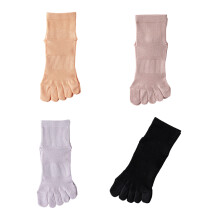 Soft Separated Toe Athletic Socks Sweat Resistant & Flexible 4 Pair/pack S1