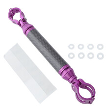 High Strength Aluminum Carbon Fibre Bike Light Holder with Corrosions Resistance 14CM zise