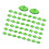 Bright Colored Golf Ball Markers Light weight Compacts Course Transparent Green 1