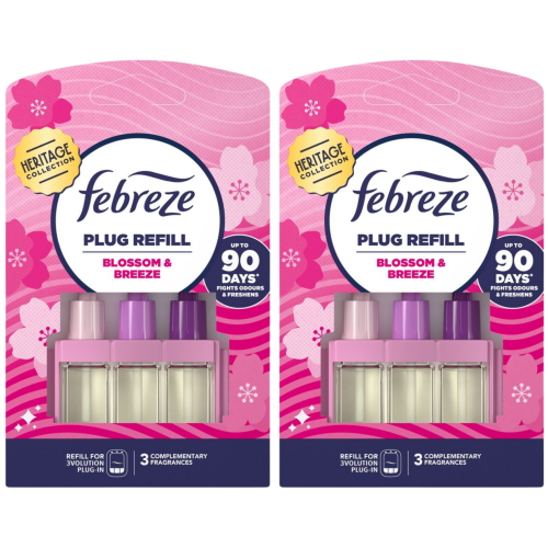 Febreze 2 x 20ml Febreze 3Volution Plug in refill - Blossom & Breeze