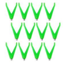 12pcs Fishing Rod Rest Head Carp Fishing Grip Rest Head Rod Bracket Clip V type