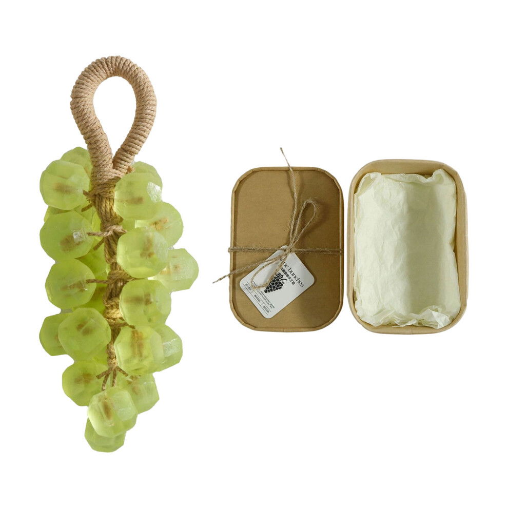 Handcrafted Grape Soap Natural Ingredient Hanging Cleanser For Shower Sink Jade Dragon Tea