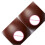 1Pair Silicone Breast Prosthesis Teardrop Design Comfort and Shape Dark complexion L 1