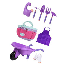 Kids Gardening Tool Set for Beach Park Outdoor Adventures Promoting Creativity Purple