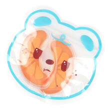 Eye Mask Multi Purpose Cold Hot Gel Eye Pad Eye Forehead Neck Adjustable pair tangerine