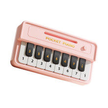 Small Pocket Piano for Kids Educational Musical Toy to Inspire Creativity Pink