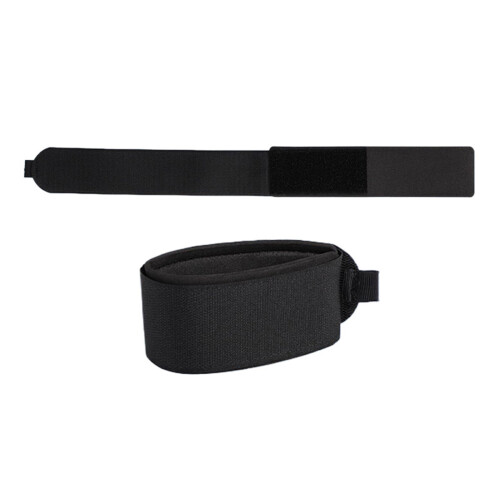 2Pcs Adjustable Ski Wraps Ties Ski Band Storage Ties Ski Fastener Strap Black