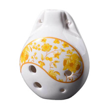 Handcrafted Porcelain Ocarina 6 Air Holes Professional For Beginners And Experts