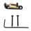 Bridge Saddles Tailpiece Single Bridge Saddles for 6 String Guitar Bridge Sets Black 1
