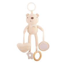 Plush Bells Rattles Crib Strollers Mounted Animal Pattern Handbells Hanging pattern 4