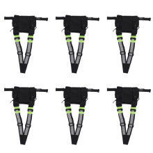 6X Radios Pocket Radio Chest Harness Chest Front Pack Pouch Holster Vest Rig Carry Case for 2 Way for UV-5R
