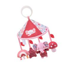 Baby Stroller Hanging Rattle Crib Mobile Toy Lovely Animal Teether Bed Bell Toy ELE