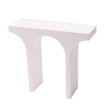 1/12 Scale Miniature Arch Fireplaces Plastic Model Doll House Living White single arch