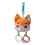 Visual Stimulation Plush Rattle Baby Crib Toy Mirror for Newborns Crib Stroller squirrel 1