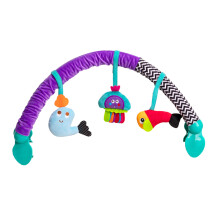 Baby Play Companion Soft Fabric Pram Doll With Crib Stroller Clamp oct