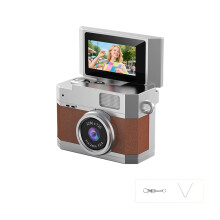 Sports Camera Impact Resistant Construction High Resolution for Rugged Use Brown
