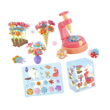 Safe Plastic Floral Press Craft Set For Girl Creative Art Project Parent Child 177PCS