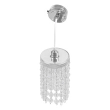 Bedroom Furnishings Chandelier Ceiling Lamp Model Decorations Pretend Playset Silver