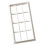 1/12 Scale Dollhouses Window Plastic Construction for Realistic Mini Scenes White 1