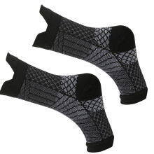 Knitted Pressure Ankle Protectors Enhances Support For Athletic Performances Black