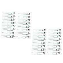8/16/24/32 Pairs Fleye Foil Lurefish Masks Baitfish Streamers Shoulders 2 packs