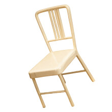 3PCS Iron Outdoor Furniture for Dollhouses 1/12 Scale Patios Garden Scene White Chair