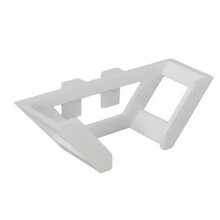 Racket Stand Securely Holds Paddles Preventing Wear for Tennis and Badminton White