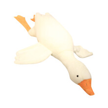 White Geese Plush Stuffed Pillow Adult Children Comfort Doll Cuddle Throw Pillow 160