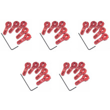 30Pcs 25T Aluminum Servo Horn M3 Threads Steering Arm High Torque Servos Motors Parts RC Car Plane Boat