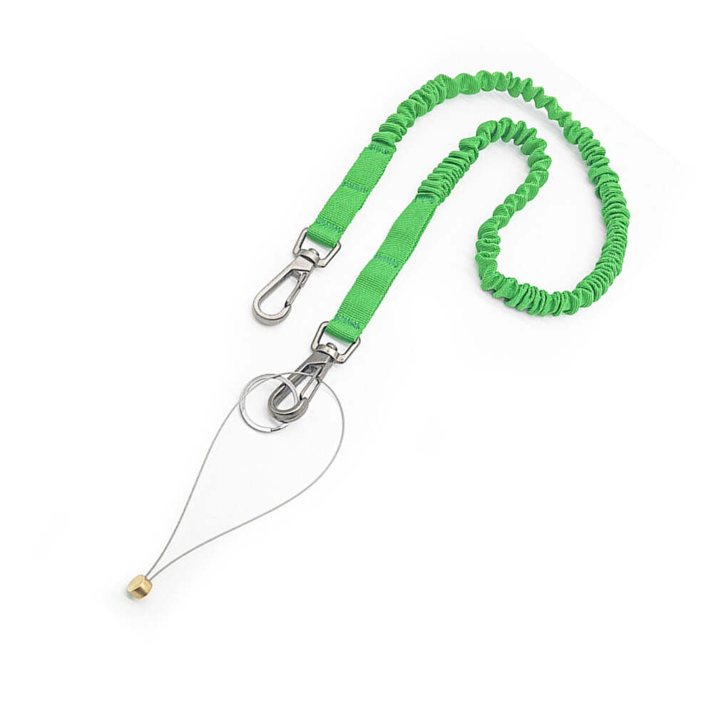 Tool Lanyard With Two Buckles Strap Safety Rope Climbing Restraint Lanyard Green 7696002410027