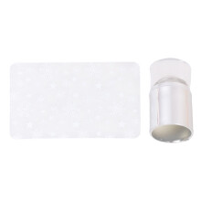 Transparent Silicone Nail Art Stamper Compact Design For Salon And Transparent ribbon s