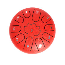 1 Part Mild Metal Tongue Drum Half Foot 11 Record Permanent Outdoor Use Thin Red