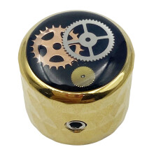 Precisions Gear Volumes Knob For Electric Guitar Bass Tone Control Aluminum Alloys Golden