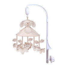 Crib Mobile Animal Pendant With Musical Box Baby Bed Hanging Bell Sensory Toy R