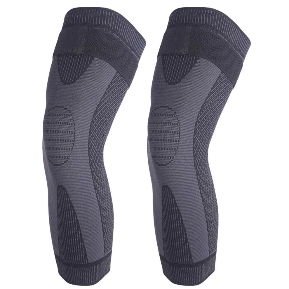 Selves Heating Stabilizing Knee Brace Natural Enhances Mobilities Aid Support Black L 7696002369486