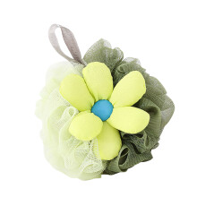 Soft Flower Design Bath Puff Quick Foaming Shower Puff Effortlessly Lathering 1