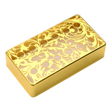 Basses Replacement Cover Open Neck and Bridge Pickup Covers Single Pickup Golden 52mm