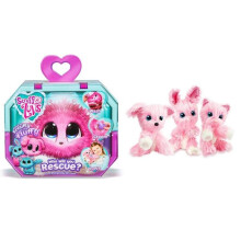 (Pink) Scruff Luvs A Surprise Bath Cat Dog Bunny Plush Toy Stuffed Doll Gift Xmas Kid